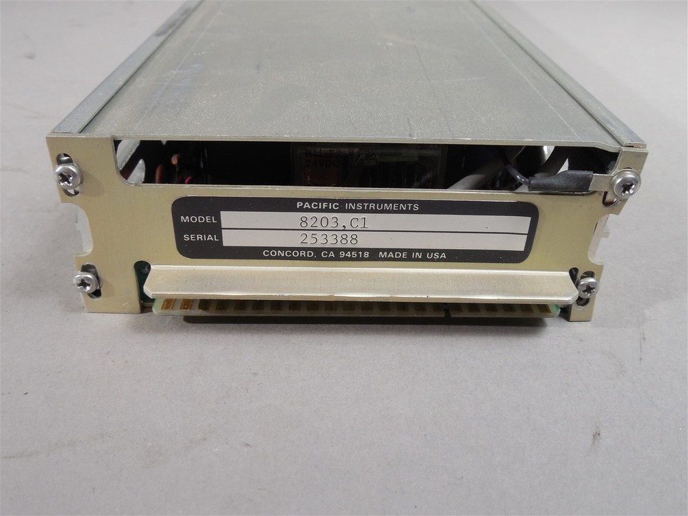Pacific Instruments 8203 C1 Mainframe Amplifier, 8255, 453079 / Wavetek 3 Each