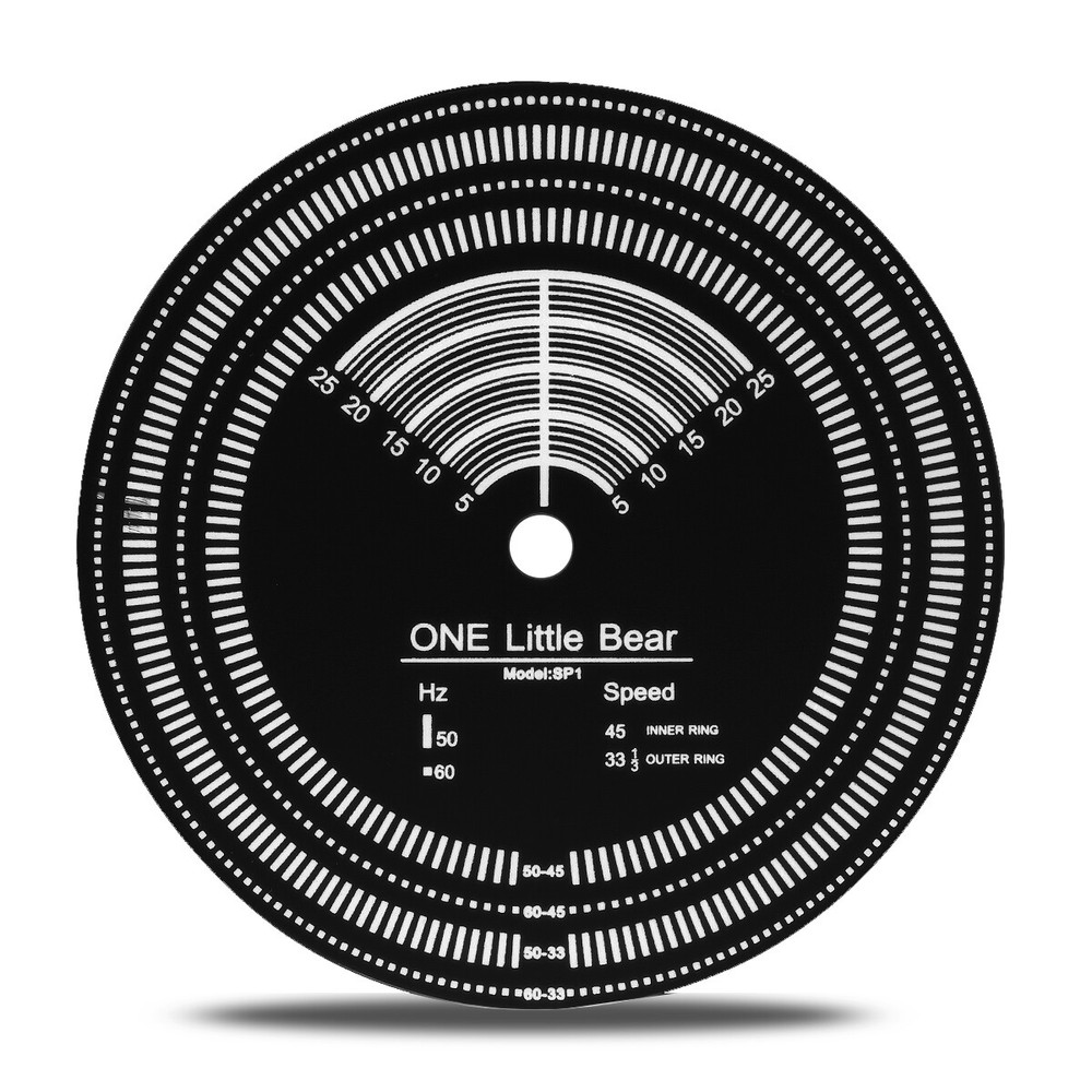 Stroboscopic Speed Strobe Light+Tachometer Disc for Home Turntable LP Records