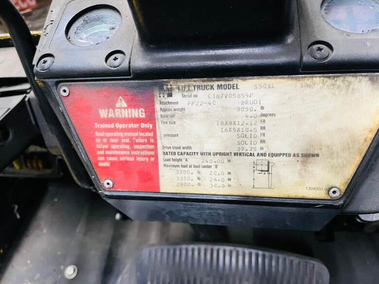 HYSTER PROPANE FORKLIFT