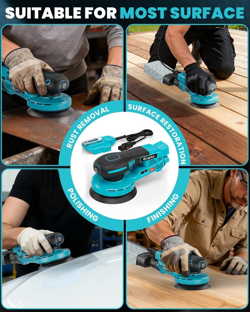Handheld Electric Orbital Sanding Machine