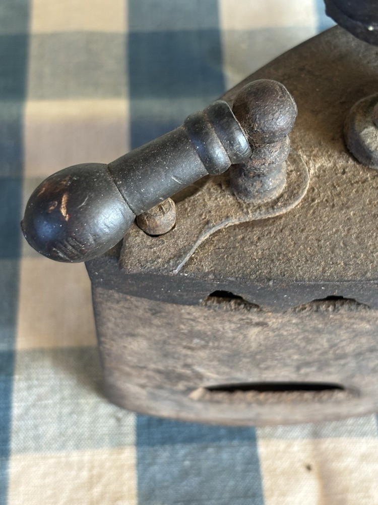 Antique Cast Iron Coal Iron