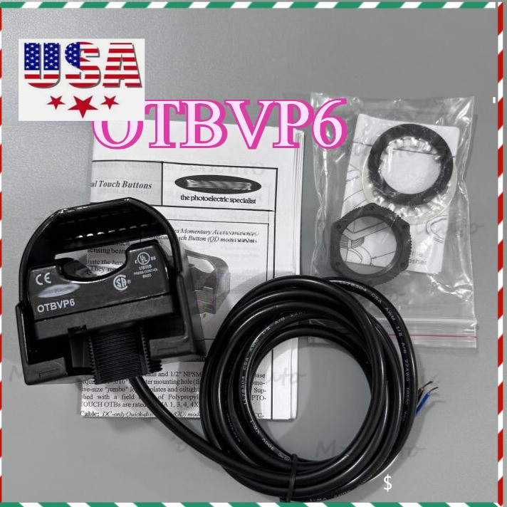 OTBVP6 For Banner Momentary Action Optical Touch Button Switch Sensor 10-30 VDC