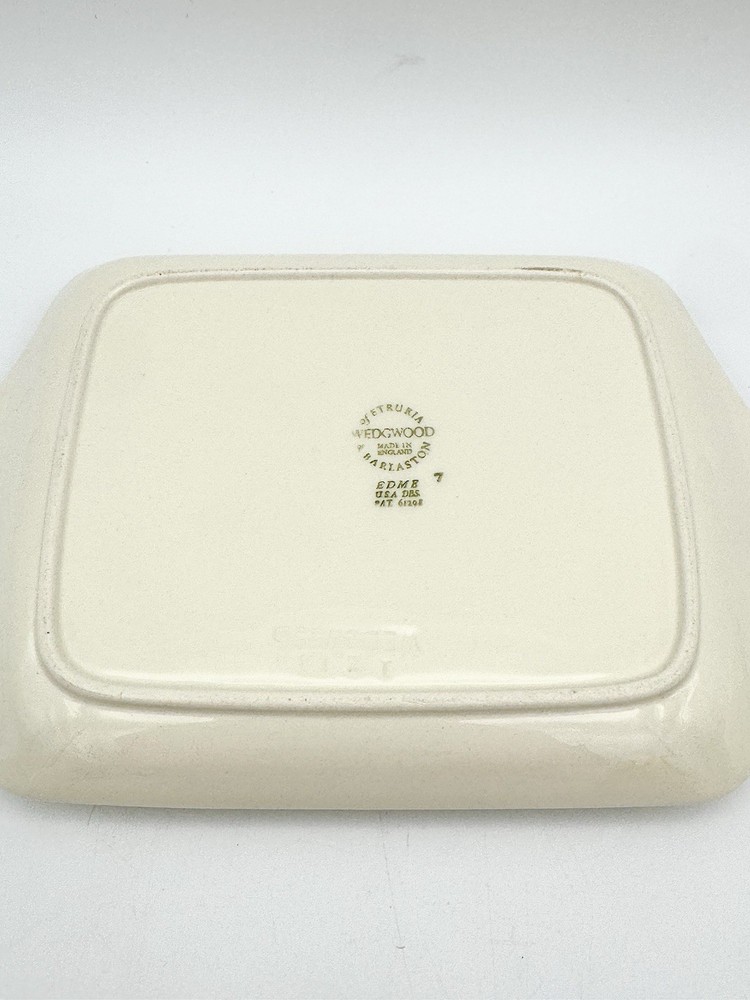 Wedgwood Edme - Rectangular Covered Butter, 7 3/8"