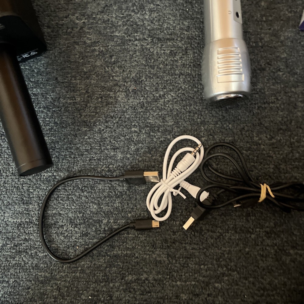 2x Bluetooth Speaker Karaoke Microphone Rechargeable