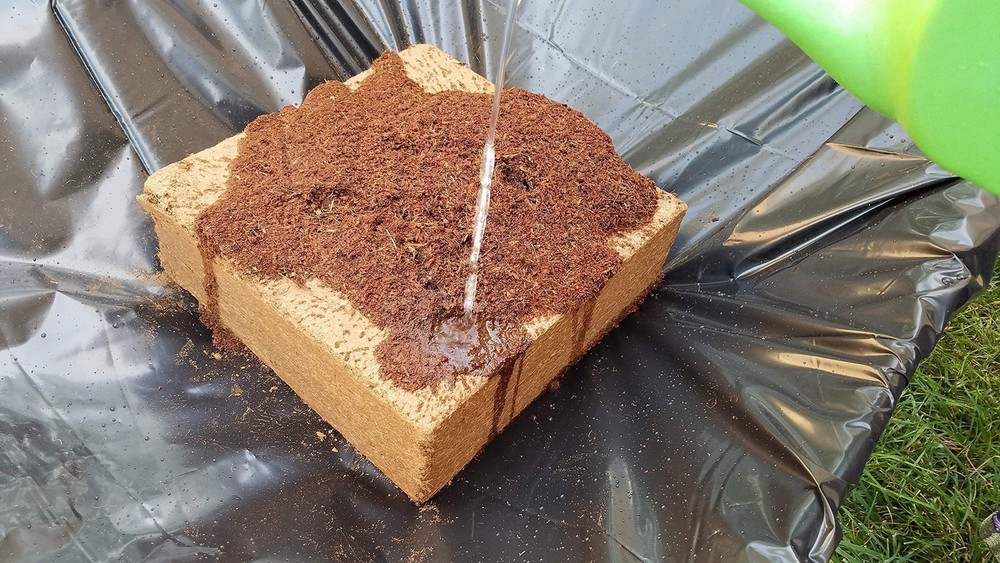 Coco Coir Soil Brick 10 Lb Peat Moss Alternative for Potting