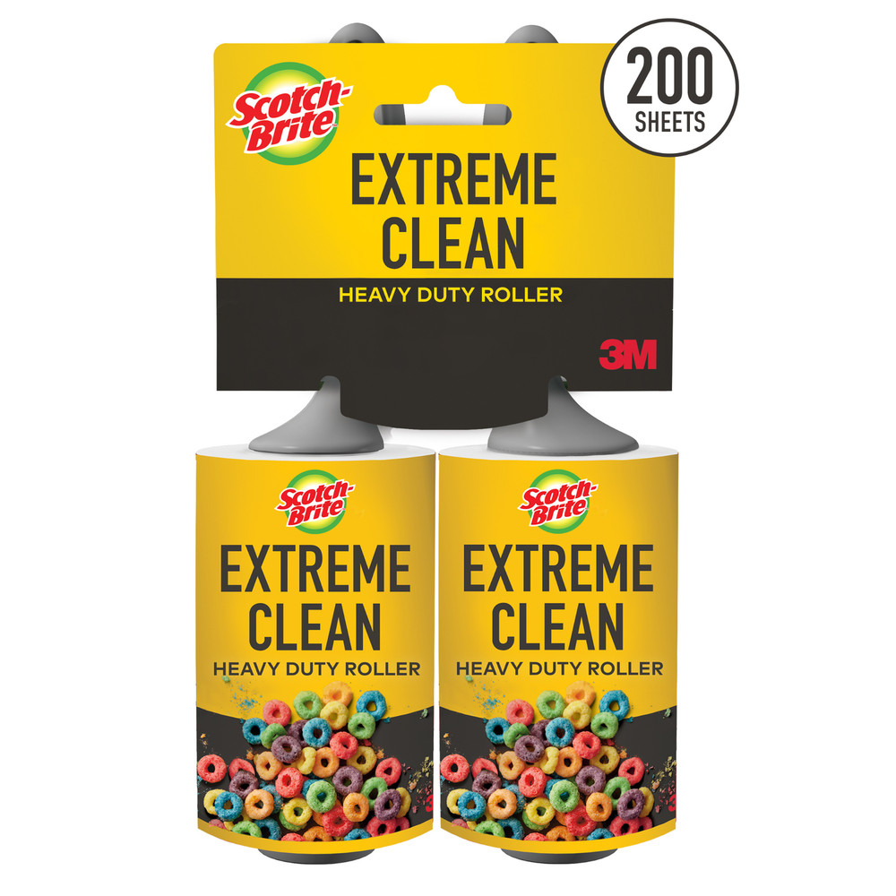 Scotch-Brite Extreme Clean Lint Roller: 4 in. width *100 sheets