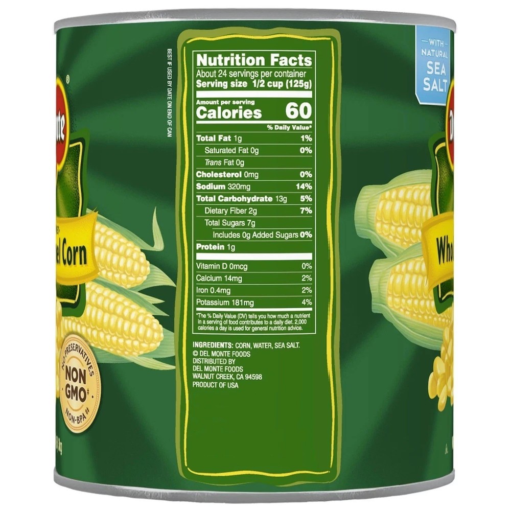 Del Monte Whole Kernel Corn (106 Ounce)