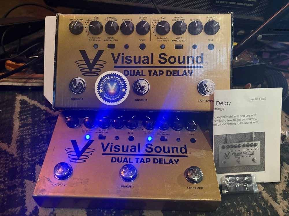 Visual Sound Dual Tap Delay Effects Pedal