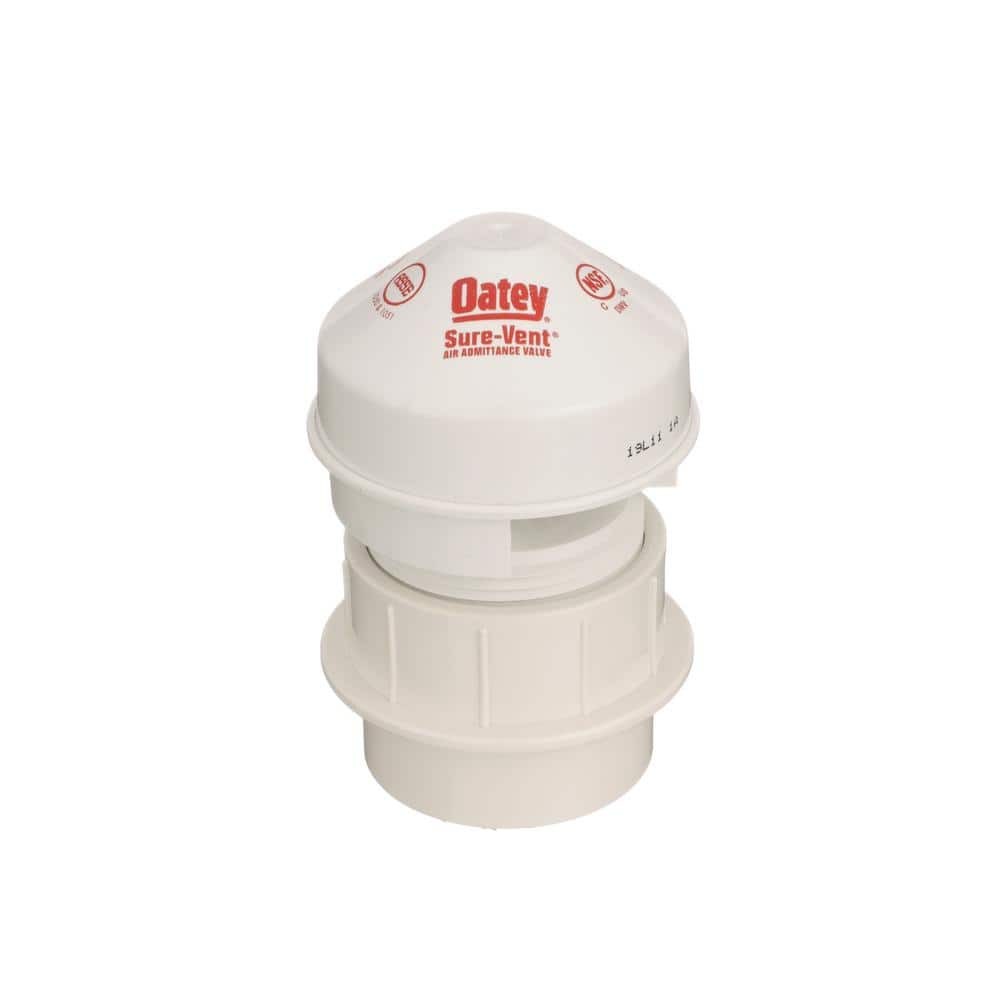 Oatey Sure-Vent 1-1/2 in. PVC Air Admittance Valve 20 DFU Branch 8 DFU Stack