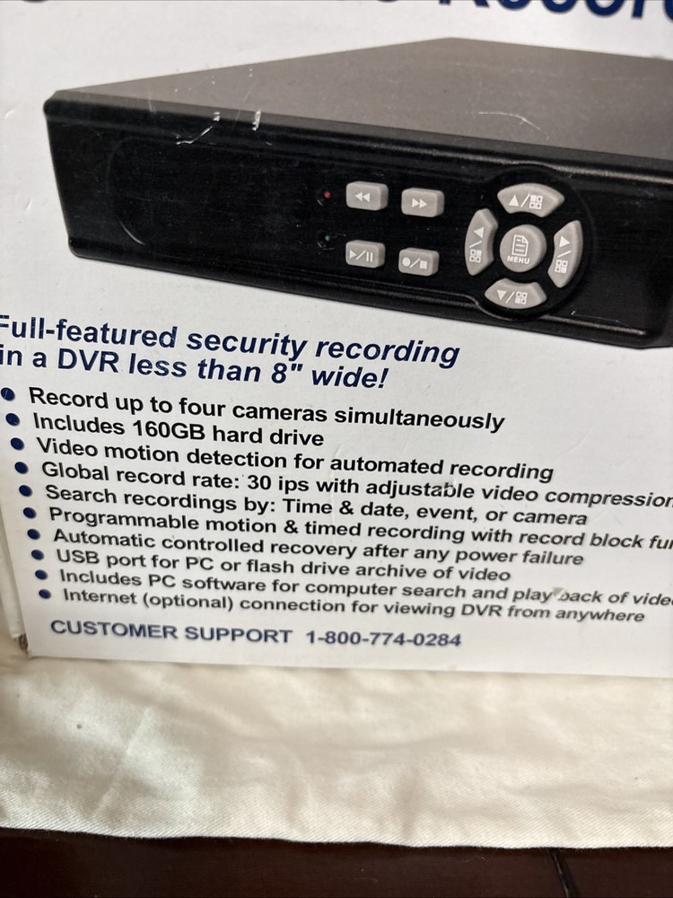 Security Labs SLD245 DVR Digital Video Recorder 4CH DVR