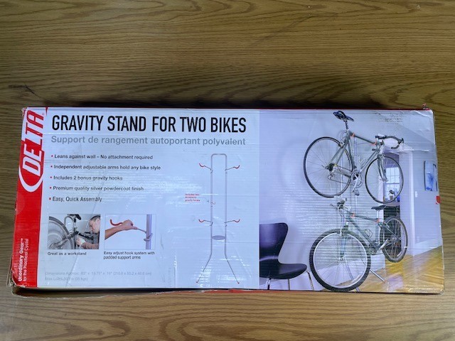 Delta Gravity Stand for Two Bikes - New