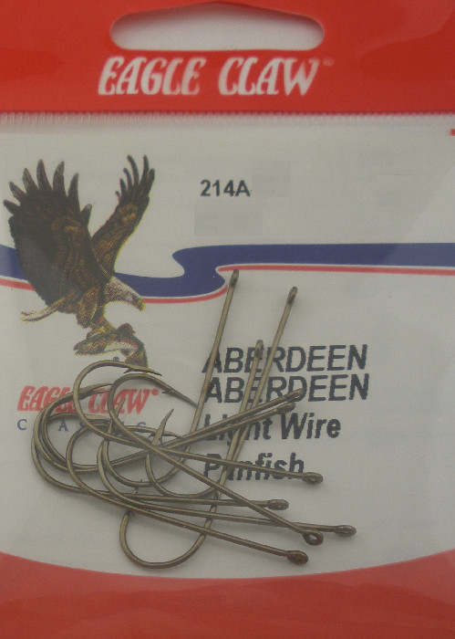 Eagle Claw 214A #2 10CT Bronze Wire Aberdeen Hooks