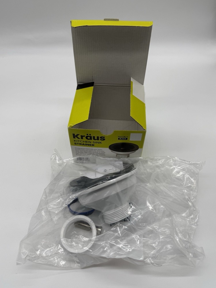 Kraus PST1-BL-C Kitchen Sink Strainer in Black