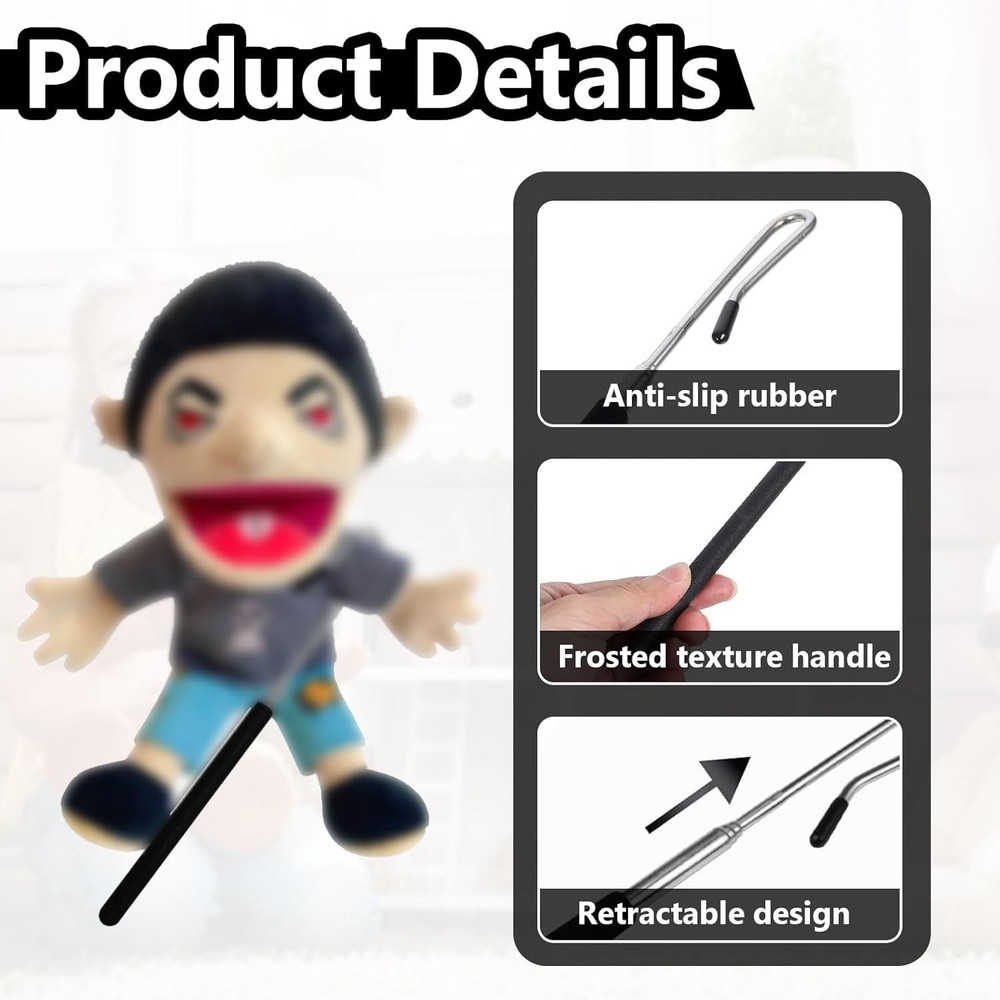 Professional Puppet Control - 8-21 Inch Adjustable Rods for Impressive Movement