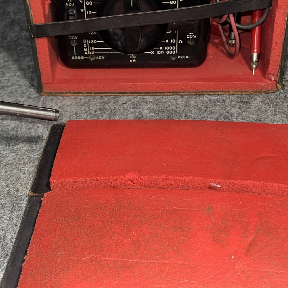 Triplett 3030 Model 630 Analog Volt-Ohm Meter with 25 Ranges Missing Screws