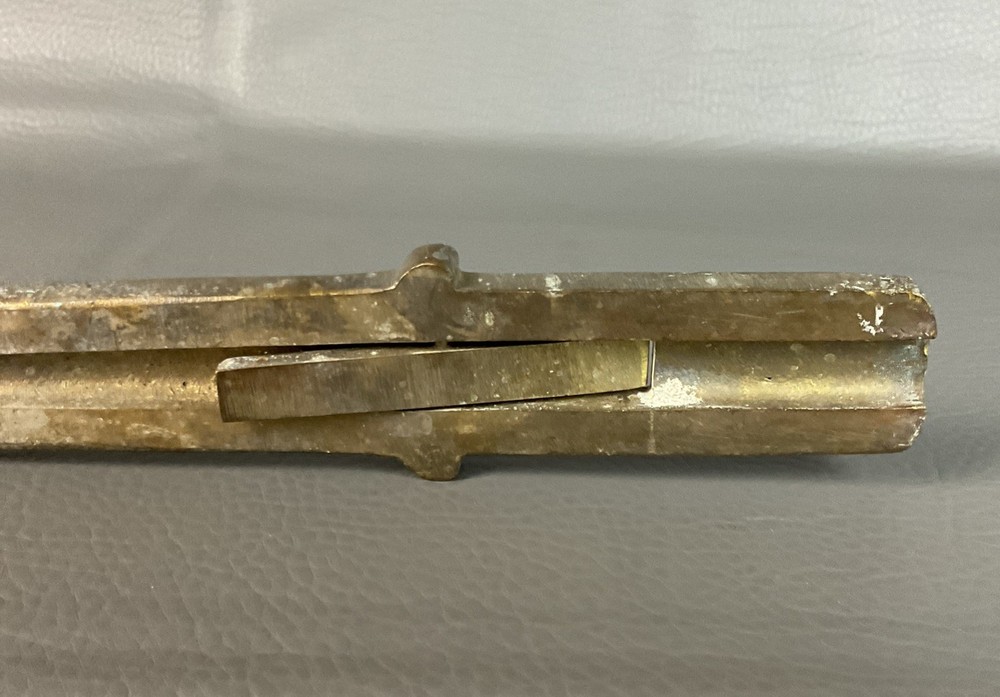 Vintage bronze winch handle 10” long