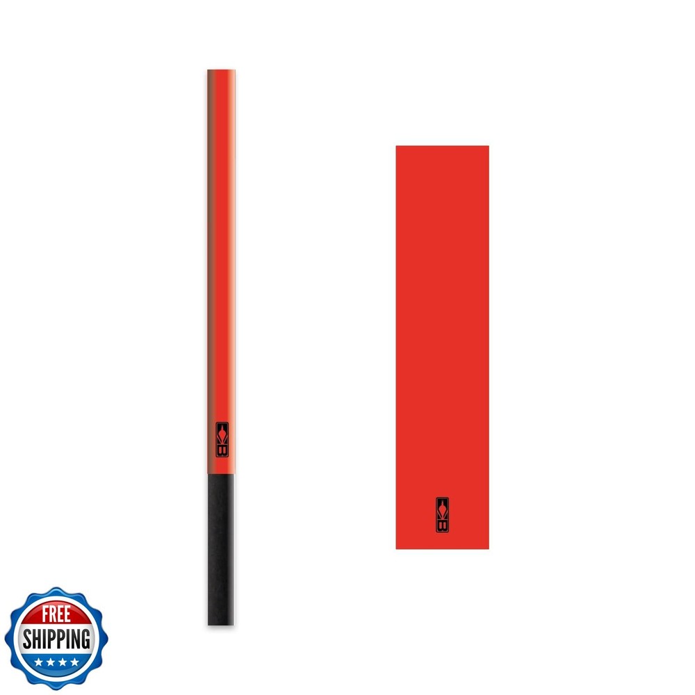 Bohning 5.5" Solid Arrow Wraps, Large, Neon Red