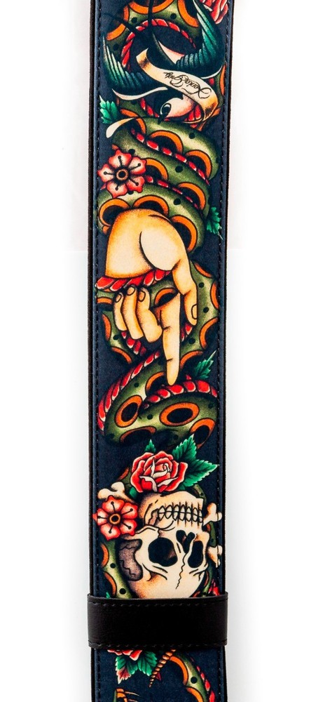 RightOn! Mojo Tattoo Guitar Strap
