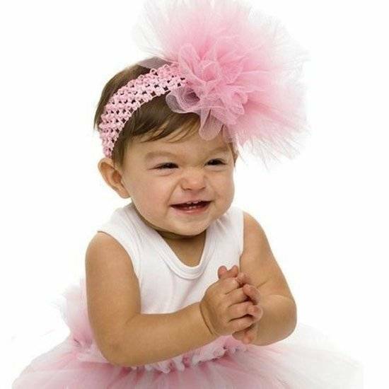 Mud Pie Pink Tulle Puff Headband