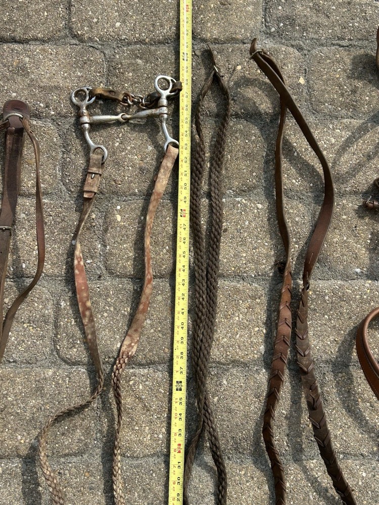 Assorted Various Horse Saddlery Straps And Bit