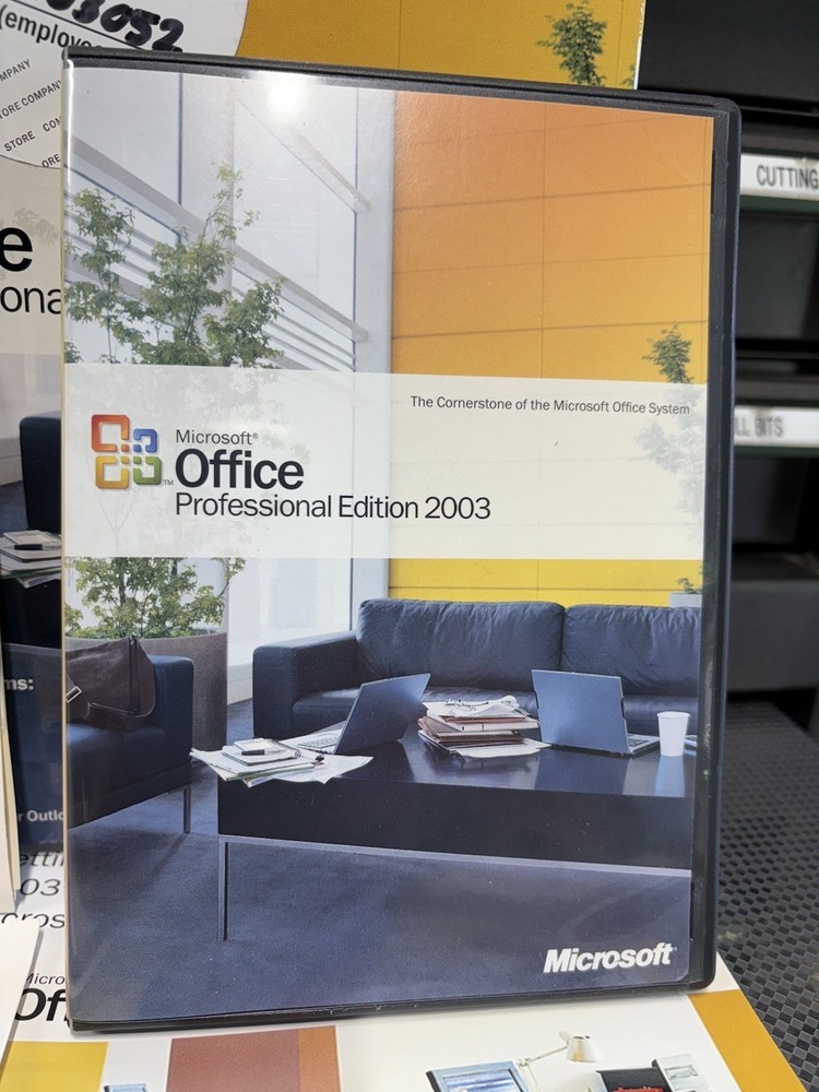 Microsoft Office 2003 Pro Word/Excel/Access/Outlook/PowerPoint/One Note w/ Key