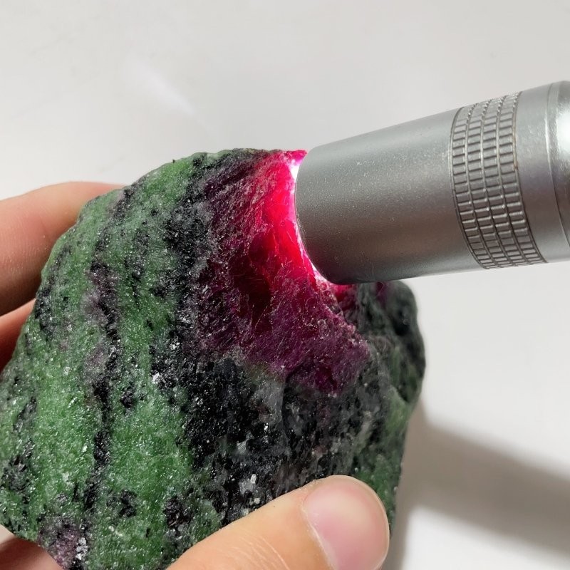 Ruby in Zoisite Rough Bulk $1.45/ oz -- High Ruby Content