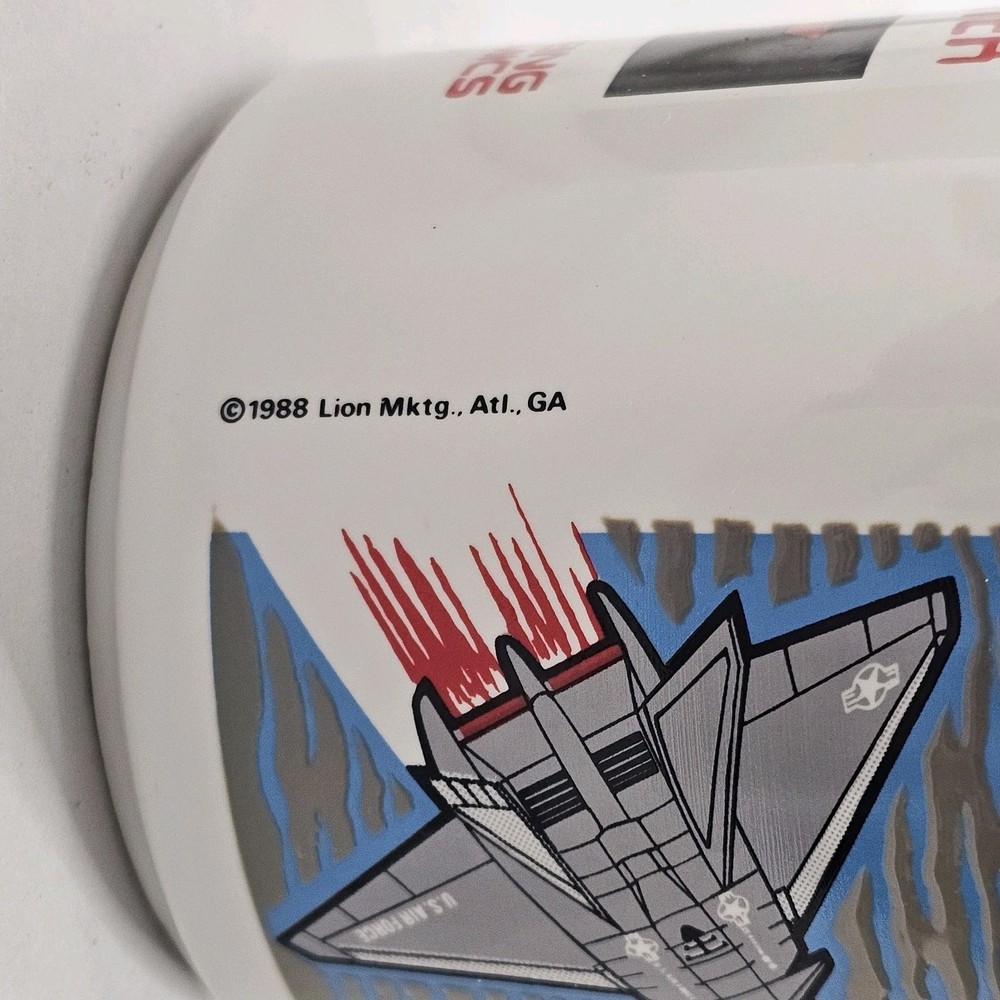 2 Vtg 1988 Boeing Lockheed Mugs General Dynamics Advanced Tactical Fighter READ⬇