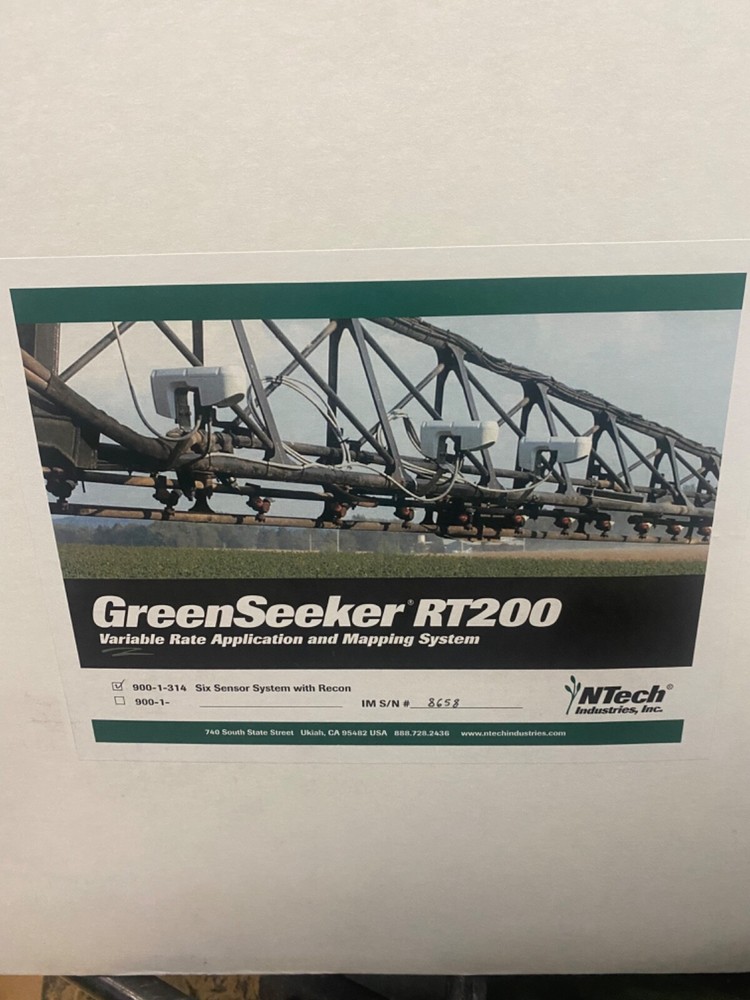 Trimble Greenseeker RT200 variable rate application and mapping system