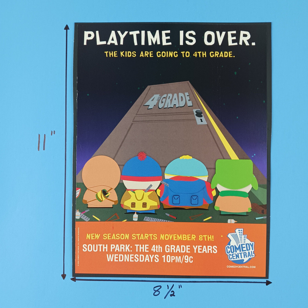 2000 Southpark Print Advertisement