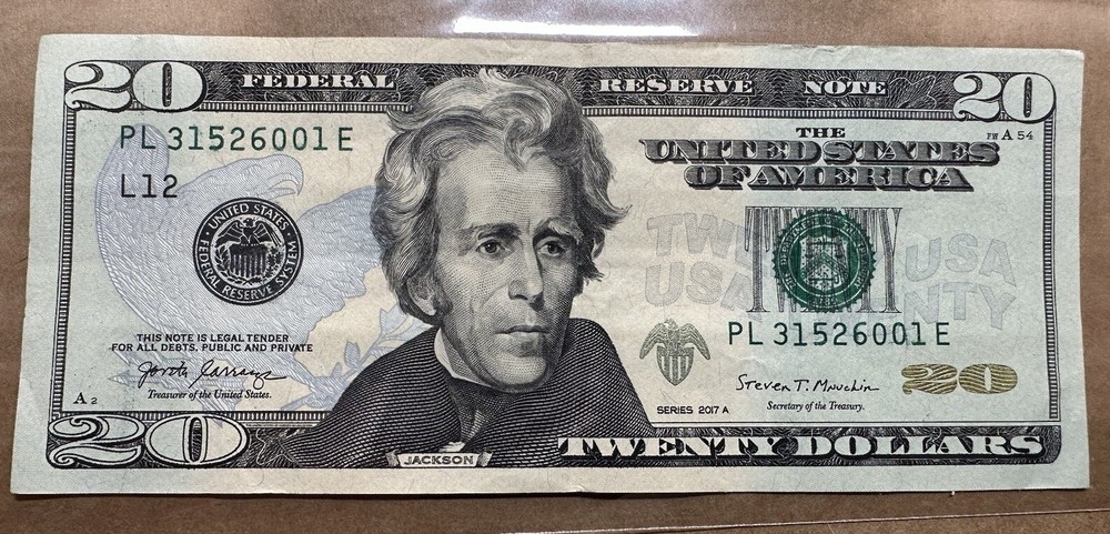 $20 BILL INK SMEARS RARE