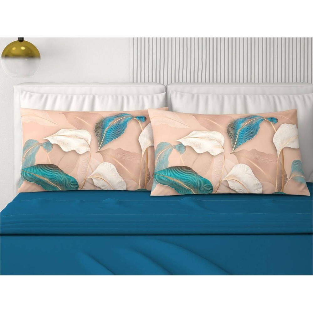 GLADIS Solid Color Fancy 4 Pillowcases Double Cotton Sheet Set