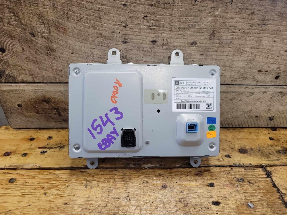 10-11 BUICK LACROSSE DASH TOUCH DISPLAY SCREEN opt UDT