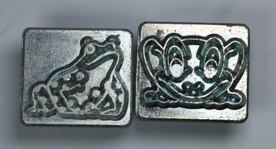 2 Frog or Toad Craftool Leather Stamping Tools 8215, 8223