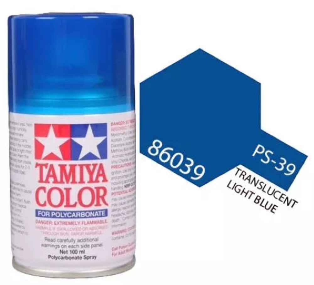 PS-39 Translucent Light Blue Paint, 100ml Spray Can