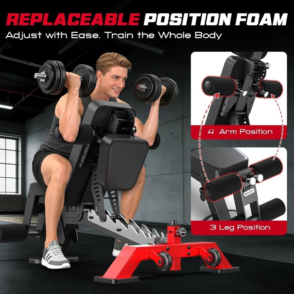 Adjustable Weight Bench Foldable Incline Bench Foldable Dumbbell Bench Home Gym