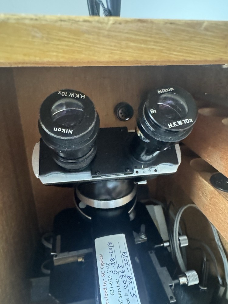 Vintage Nikon Binocular Microscope