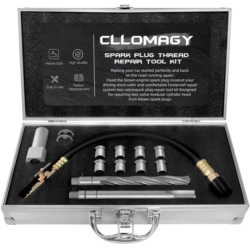 Two Valve Tool Kit for Ford Triton - Spark Plug Thread Repair System, Compatible
