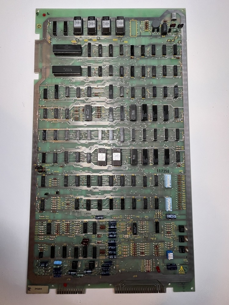 Working Atari Centipede Video Arcade Game PCB Board- Serviced, Repaired, Tested