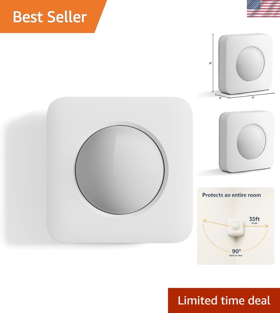 Advanced Motion Detection Sensor - 90-Degree Wide Coverage for Complete Security