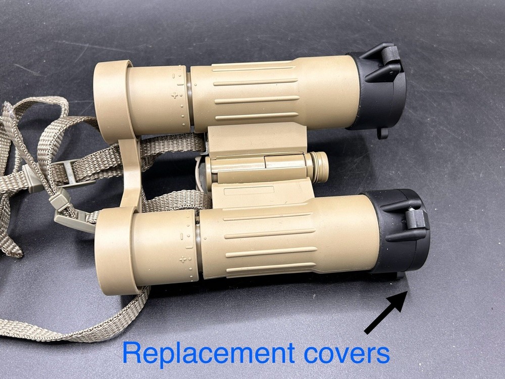 Pair M24 Binocular Objective Lens Flip Up Cover - Clear