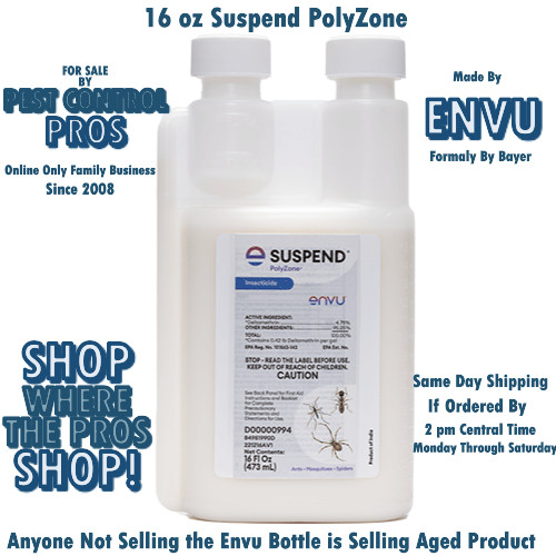 16 oz Suspend POLYZONE Insecticide ~ Ant Roach Flea Tick Bed Bugs Insect Control