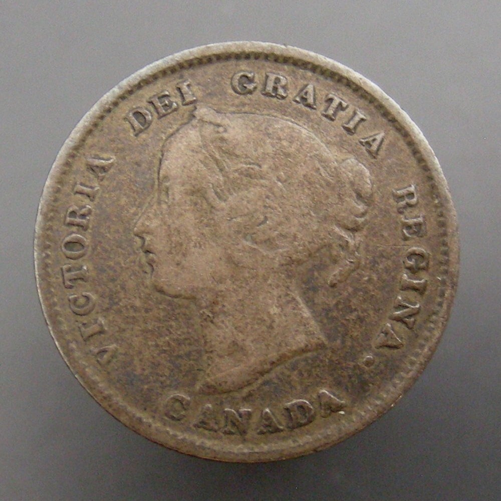 Canada Victoria Five Cent Silver 1893