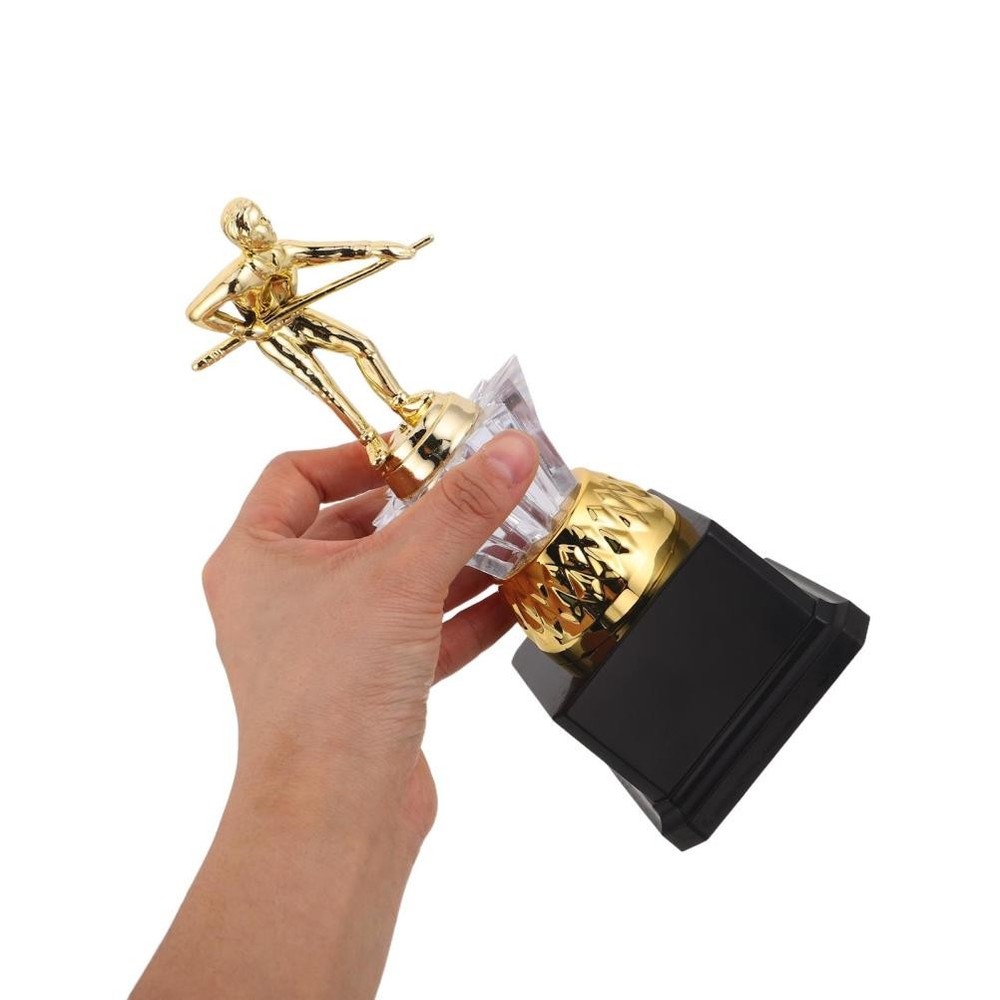 Pool Table Trophy Billiards Award Cup Player Statue
