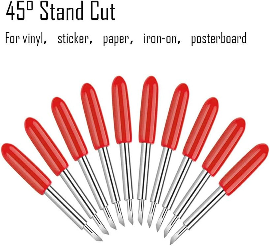 30 Pcs 45 Degree Standard Cutting Blades, Replacement Blades Compatibility with