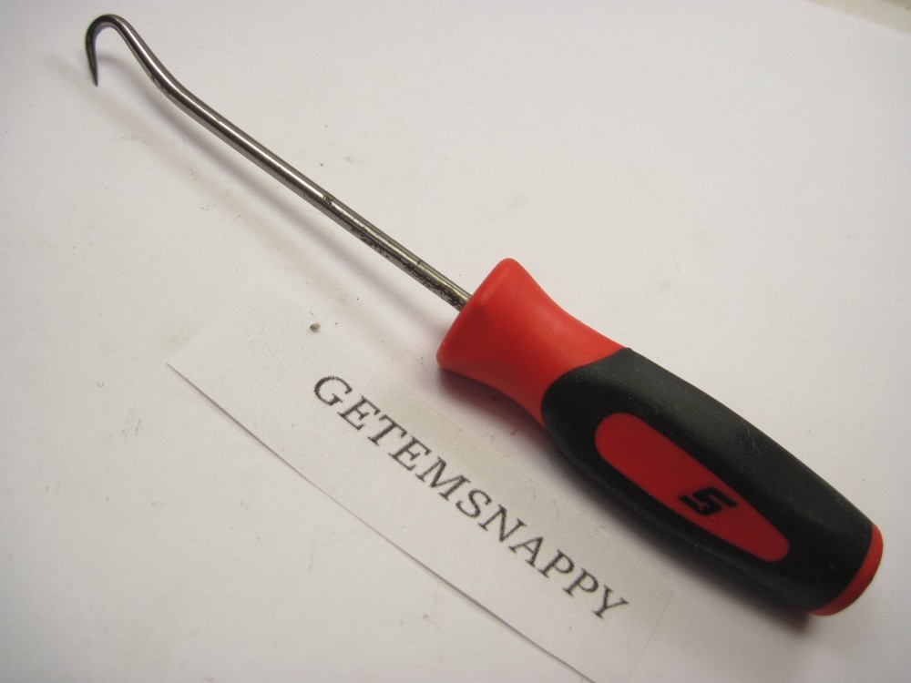 Snap On Hook Tool W/Red Screwdriver Handle Soft Grip SG3ASHC NICE