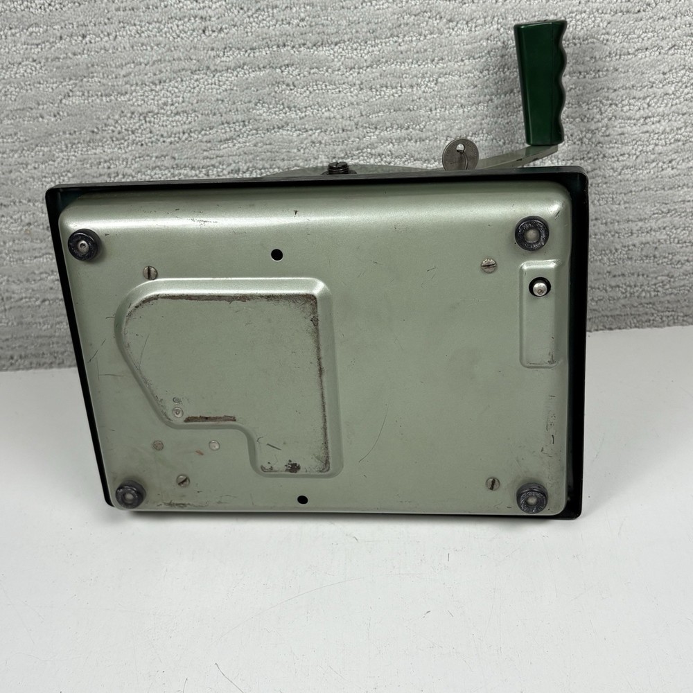 Paymaster X-2000 Check Writer w/ Keys Vintage Locked Needs Service