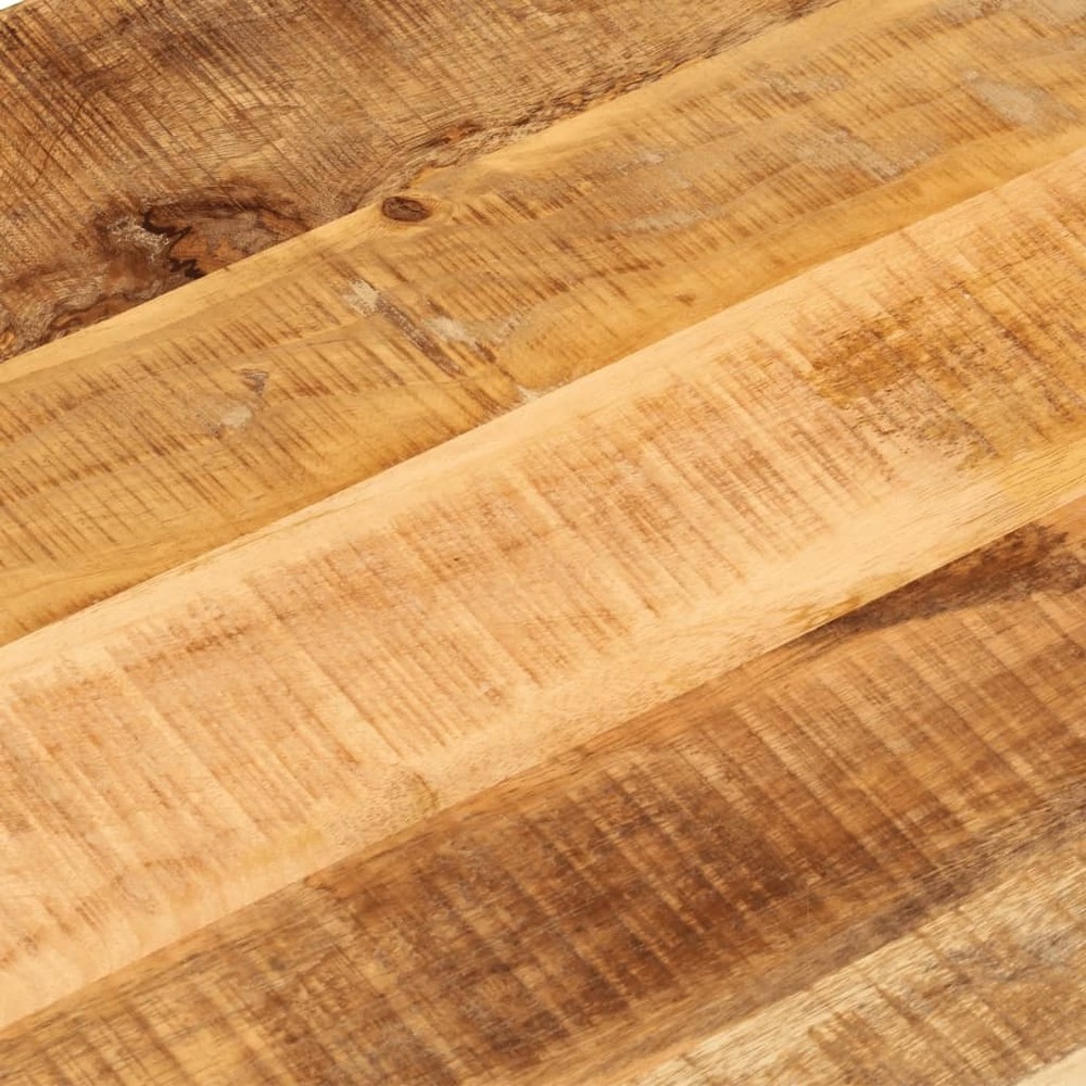 Table Top Natural Solid rough mango wood Medium Table Top Oval