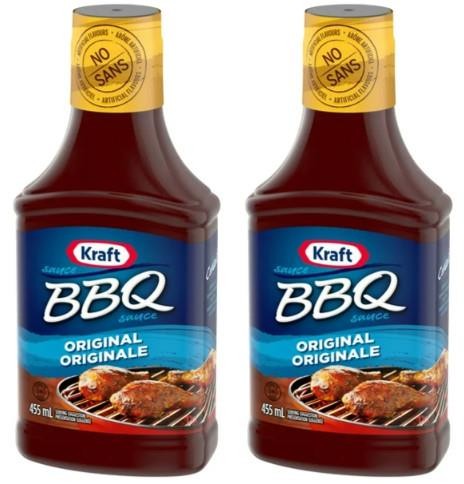 Kraft BBQ Sauce, Original, 455mL (2 Pack)
