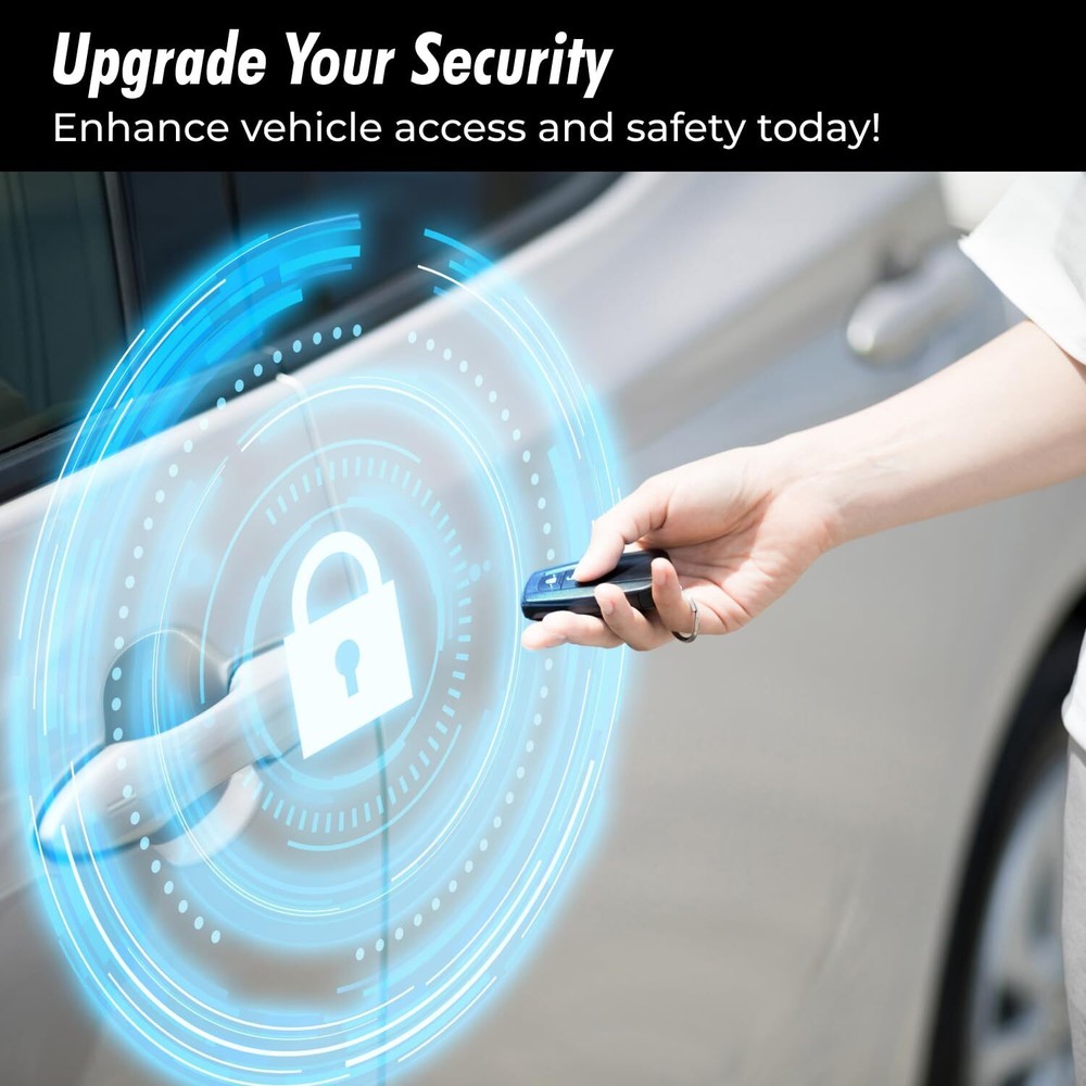 Keyless Entry System - Central Locking Kit with Remotes & Door Lock Actuators