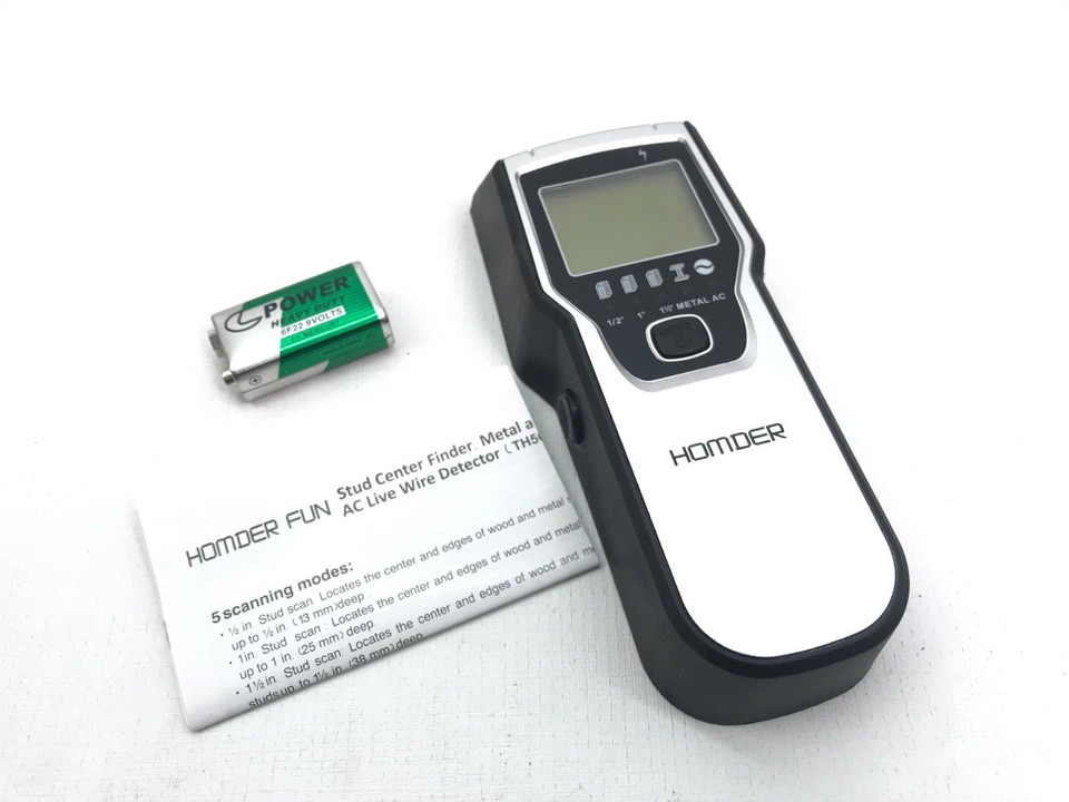 Homder Fun Stud Finder Model: TH560 - LCD Display - Stud Finder Tool